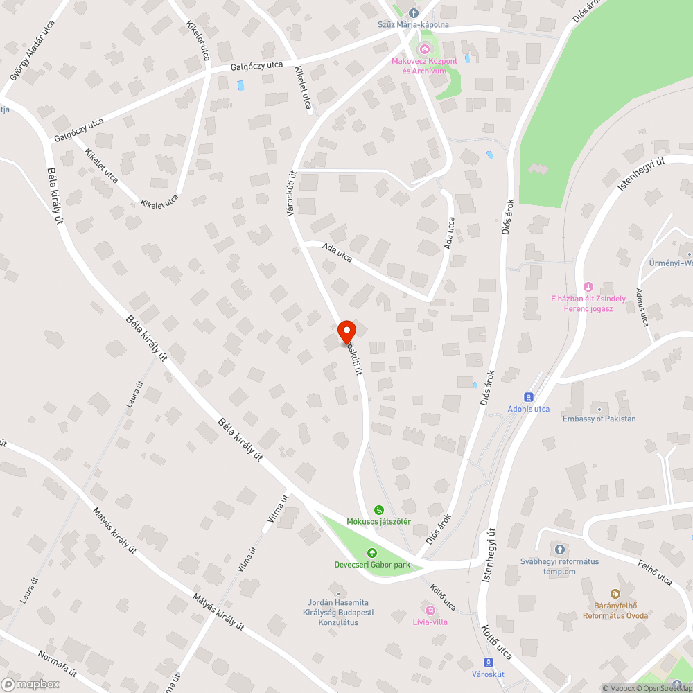 Hiányzik a járda bejelentés helye