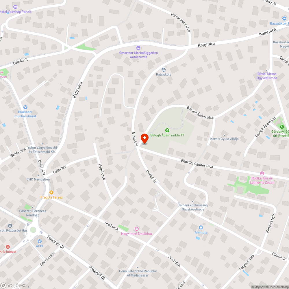 Emberi széklet bejelentés helye