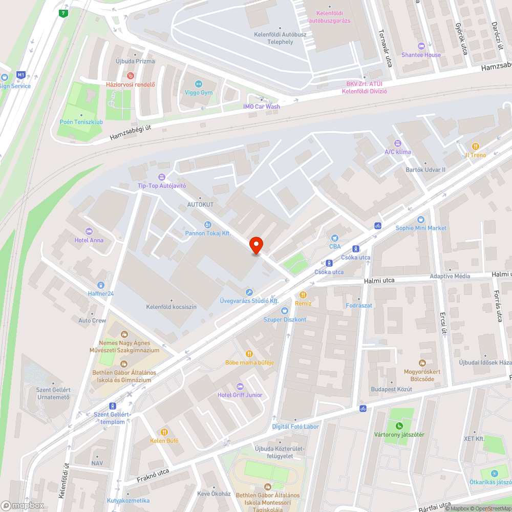 Nagy mennyiségű szemét bejelentés helye