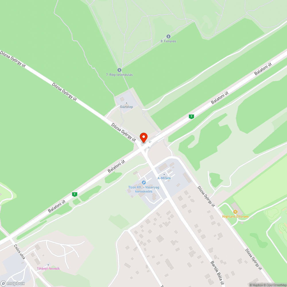 Eltünt út a kátyuk alatt bejelentés helye