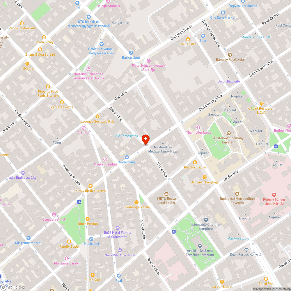 Kátyú bejelentés helye