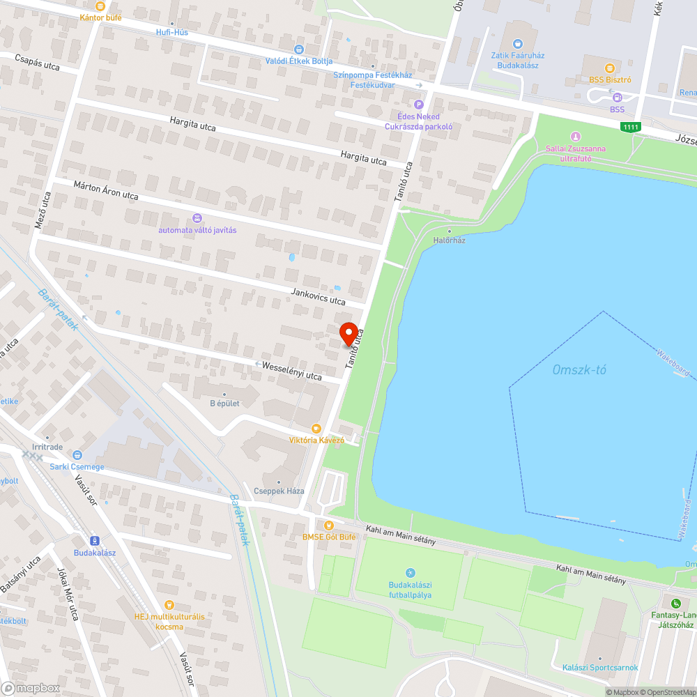 Kátyú bejelentés helye