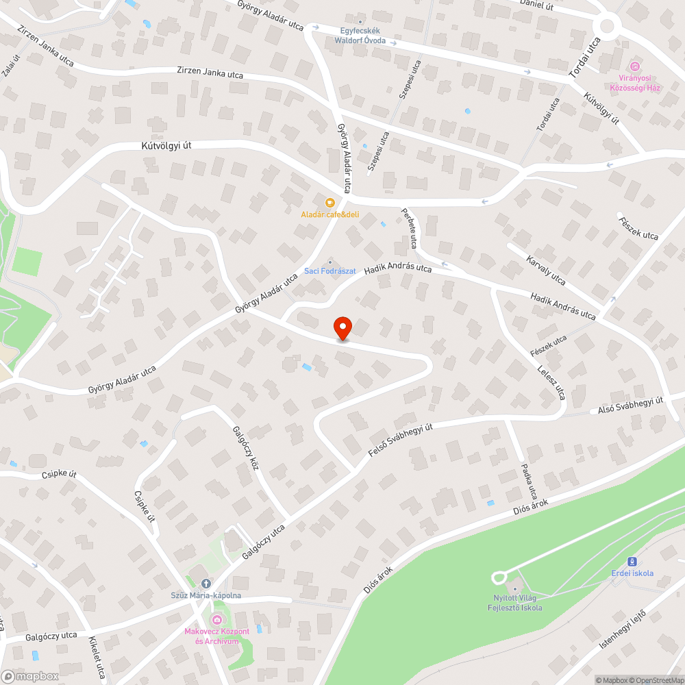 Töredezett járda bejelentés helye