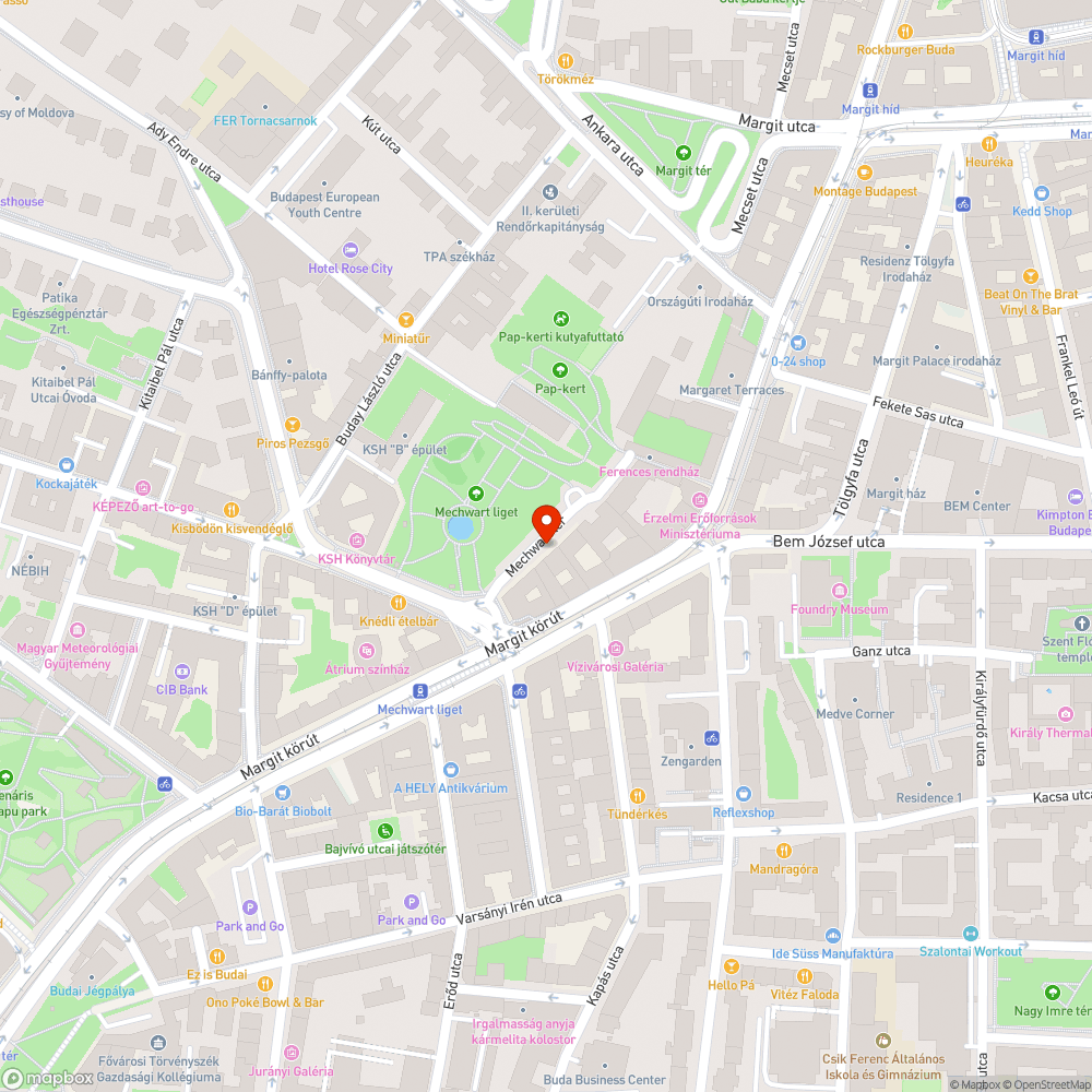 Kirohadt korlát a Mechwart mellett bejelentés helye