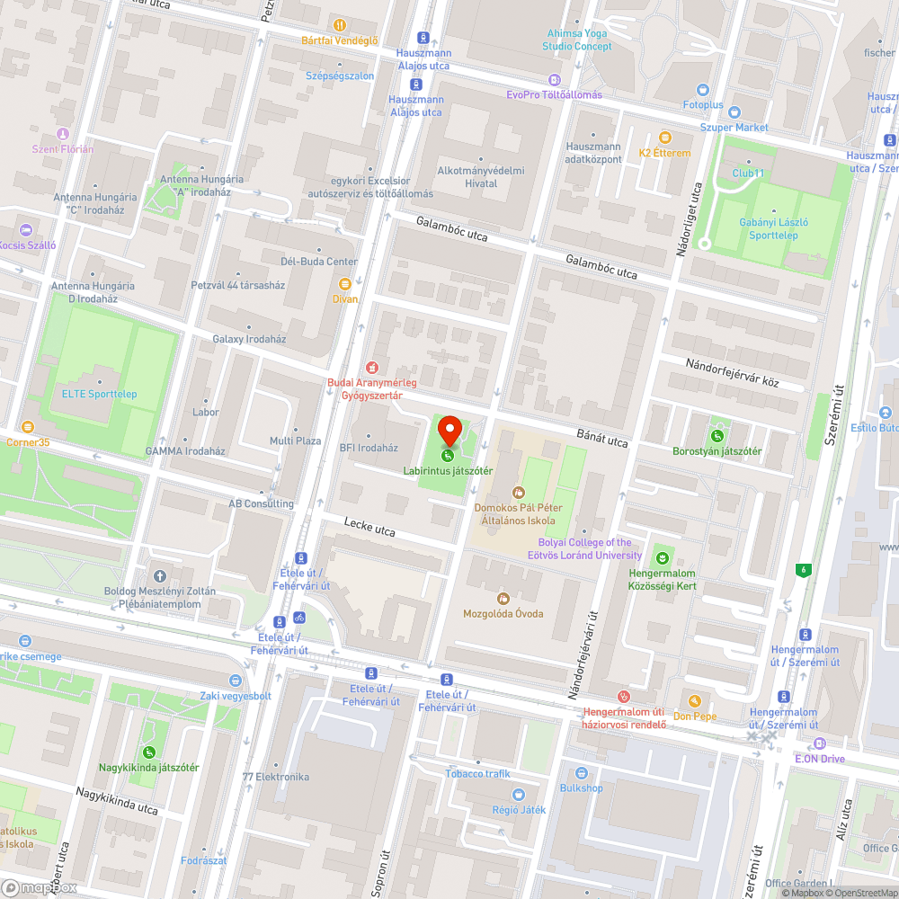 Hibás pad bejelentés helye