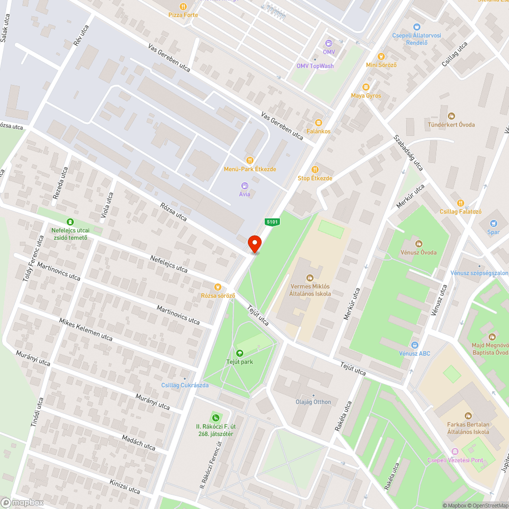 Kàtyú bejelentés helye