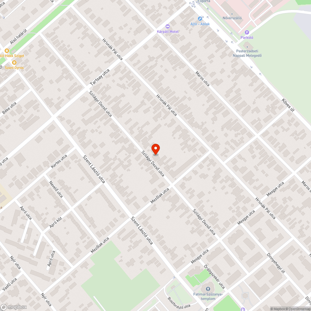 Csatornafedél bejelentés helye