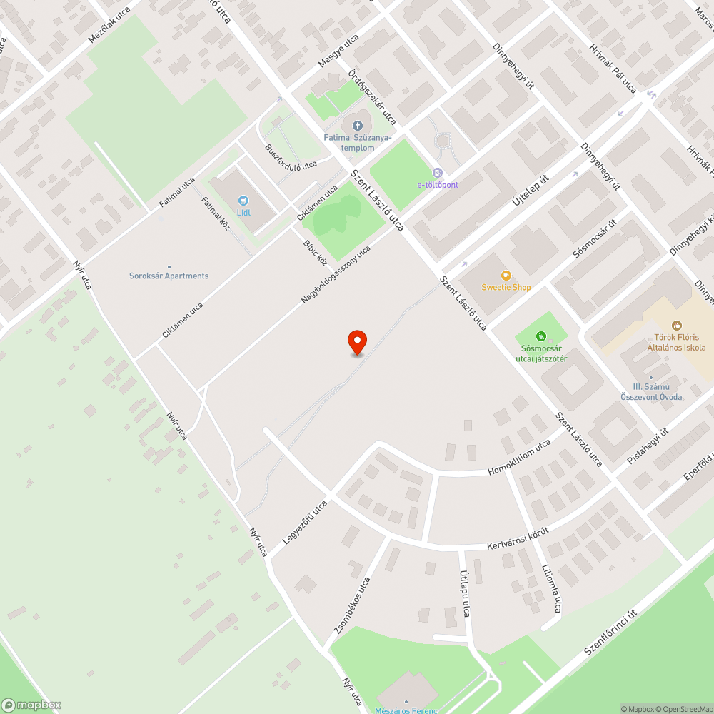 Több köbméter szemét bejelentés helye