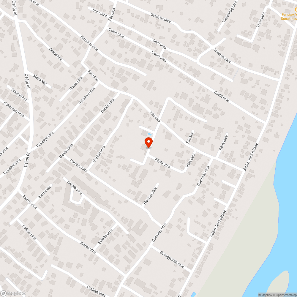 Kátyús útszakasz a Borsos Károly utcában bejelentés helye