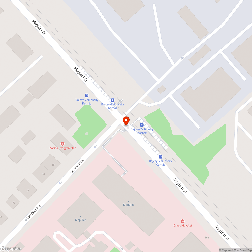 Törmelék bejelentés helye