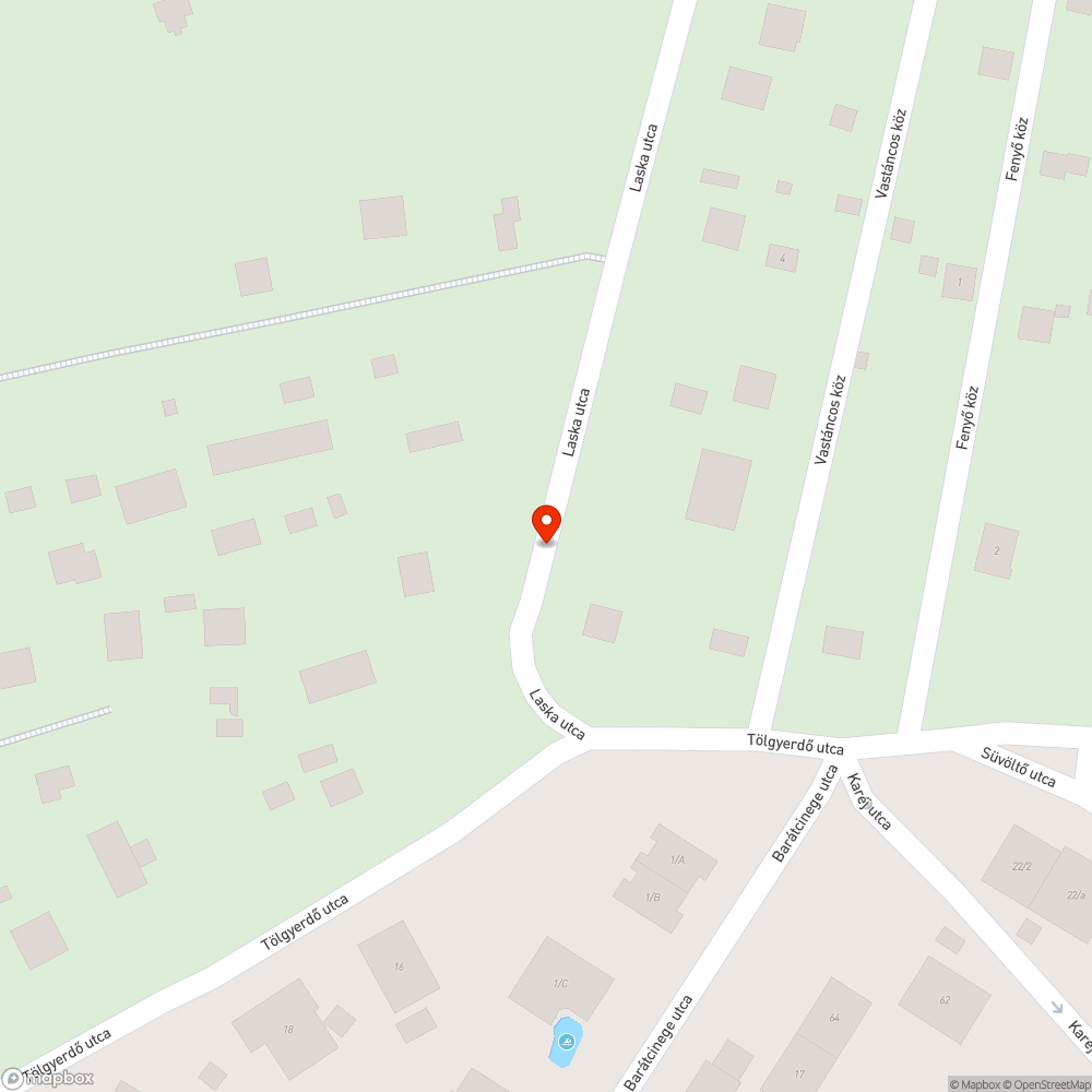 Útjavítas bejelentés helye