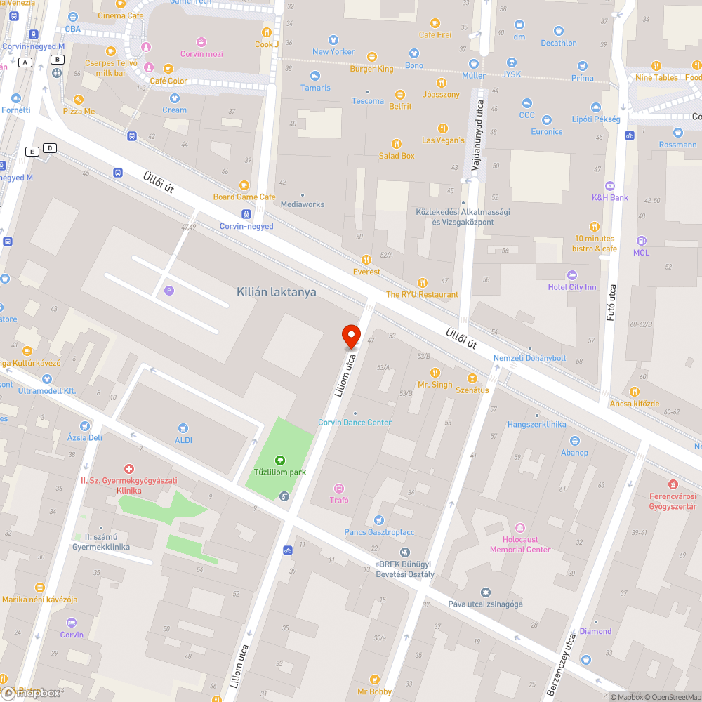 Építési törmelék bejelentés helye