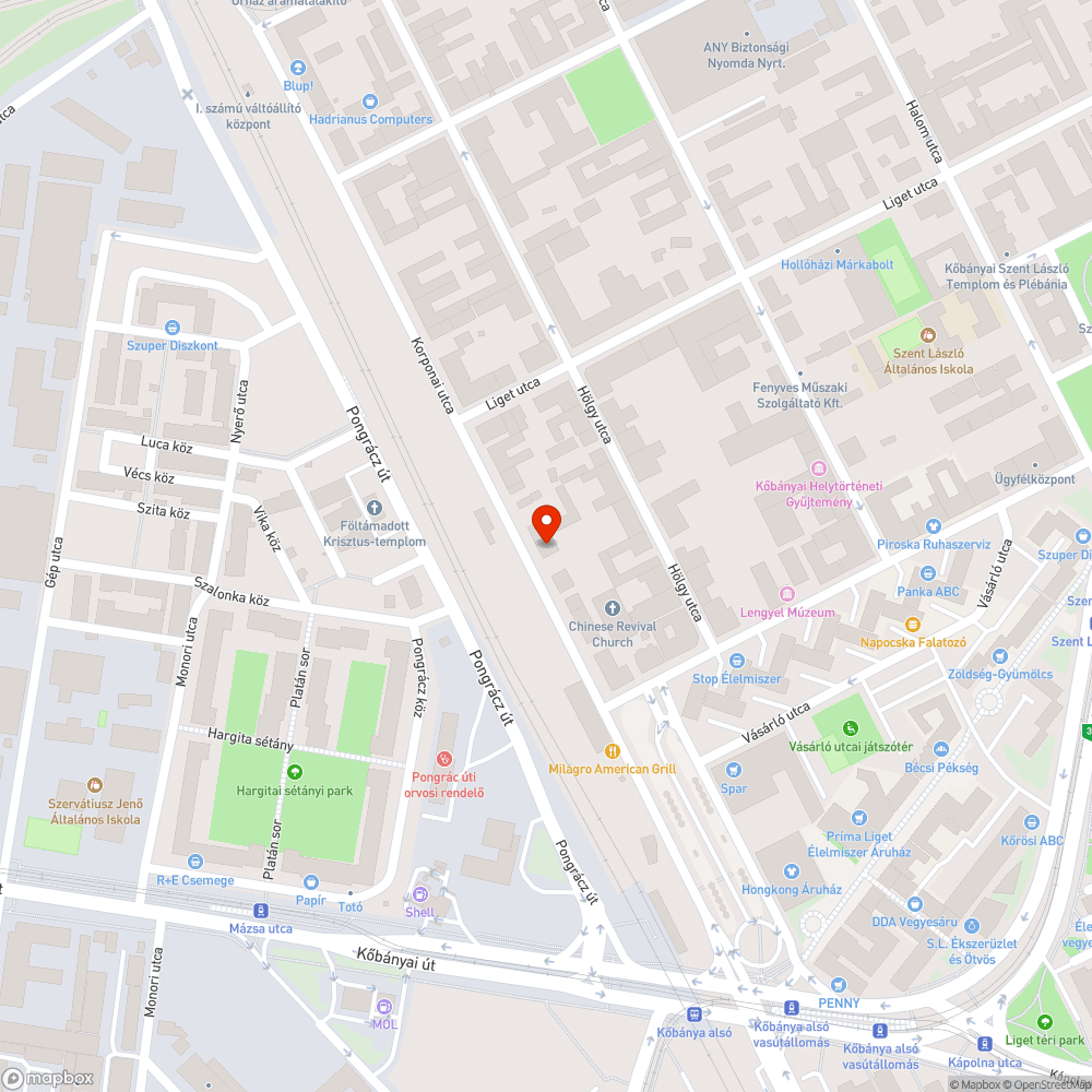 Szemetes utca bejelentés helye