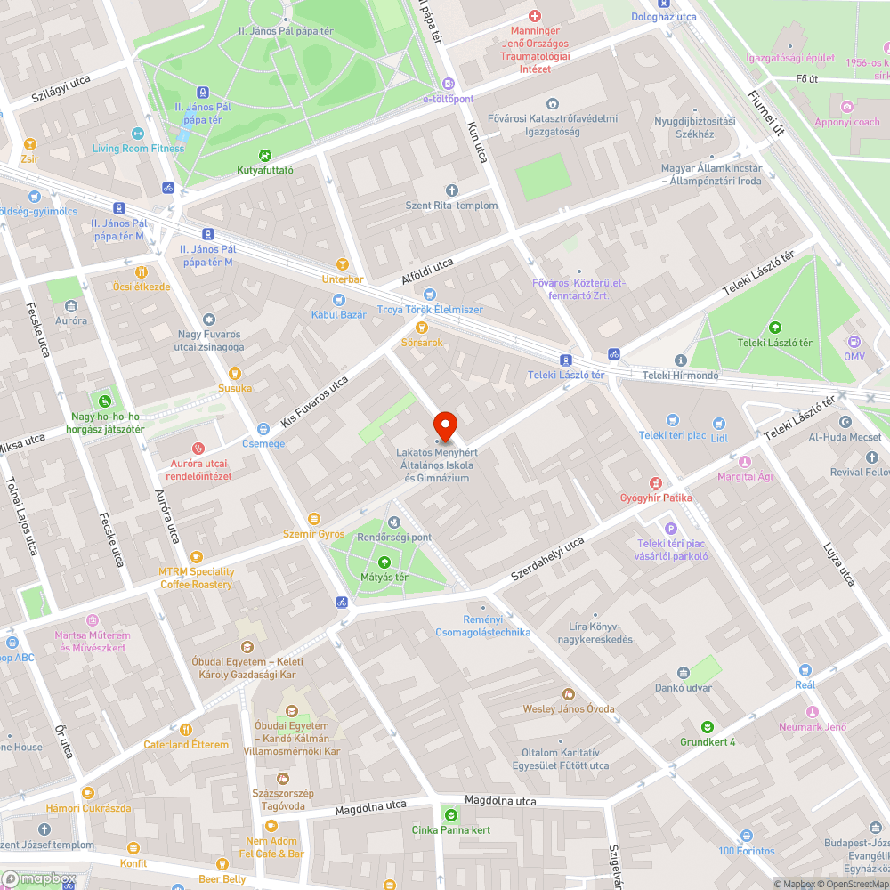 Kiégett izzó bejelentés helye