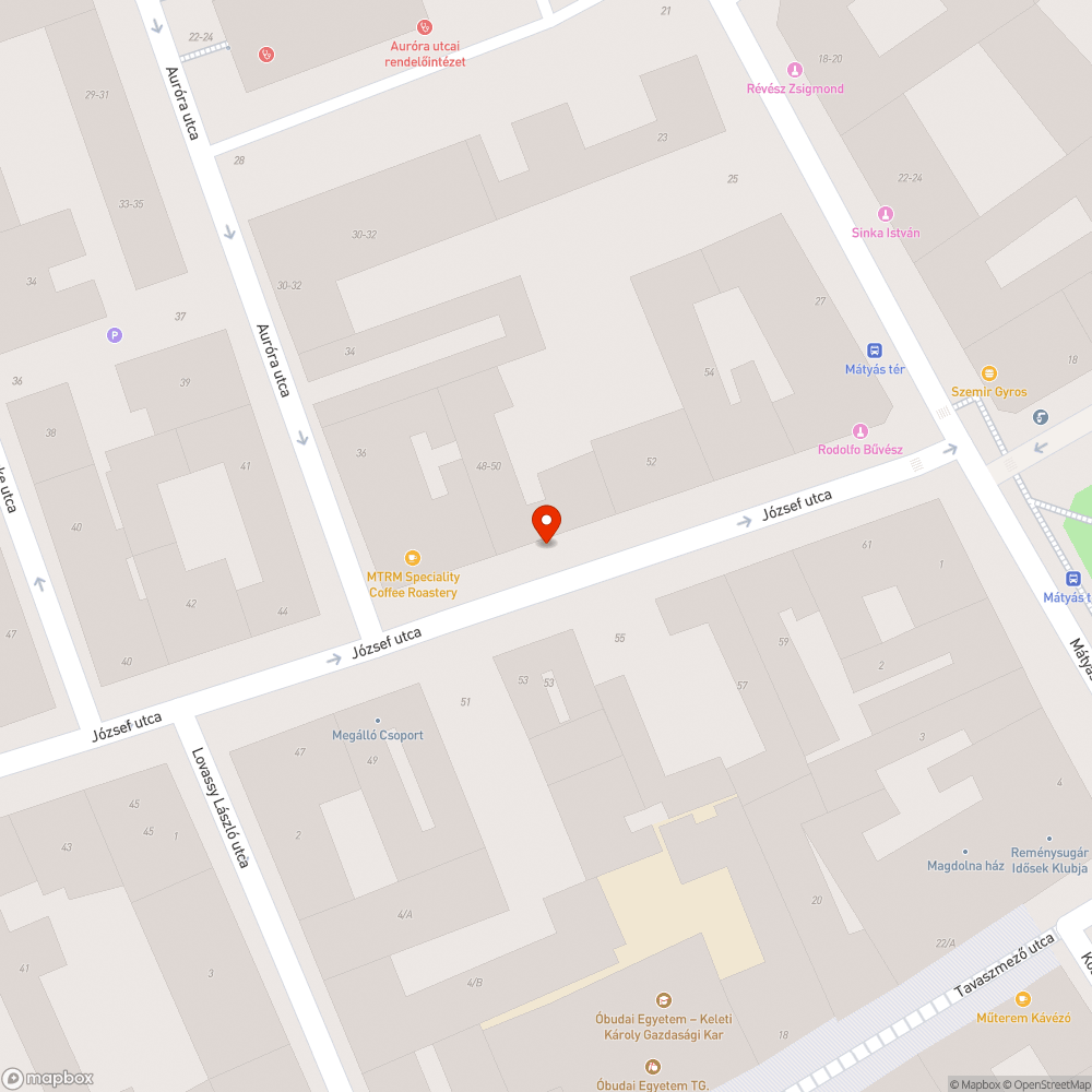 Széttört eresz bejelentés helye