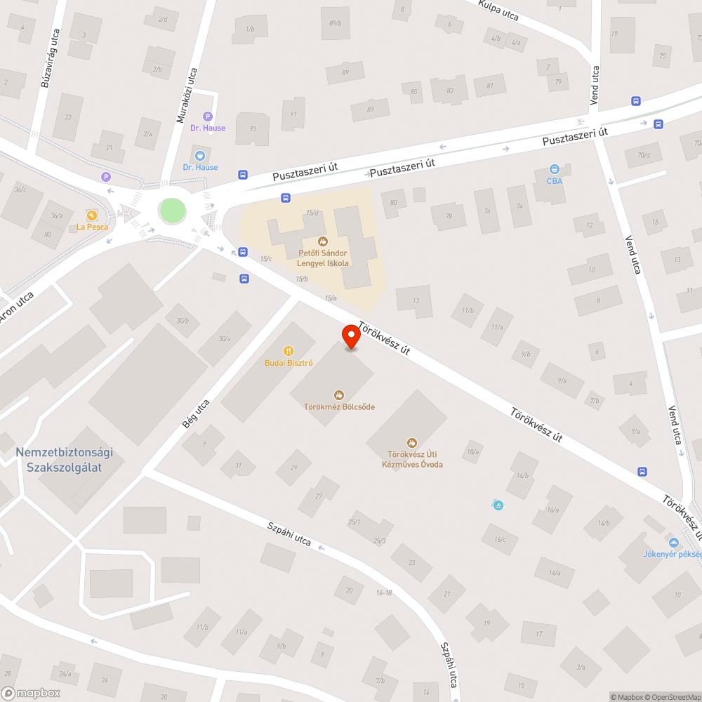 Facsonk bejelentés helye