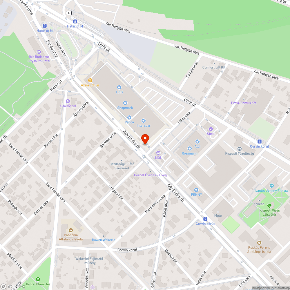 Sérült aknazárófedél bejelentés helye