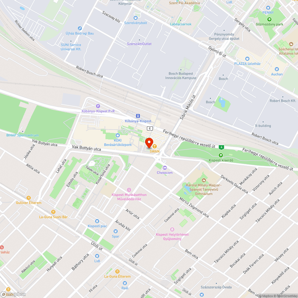 Üres faverem bejelentés helye