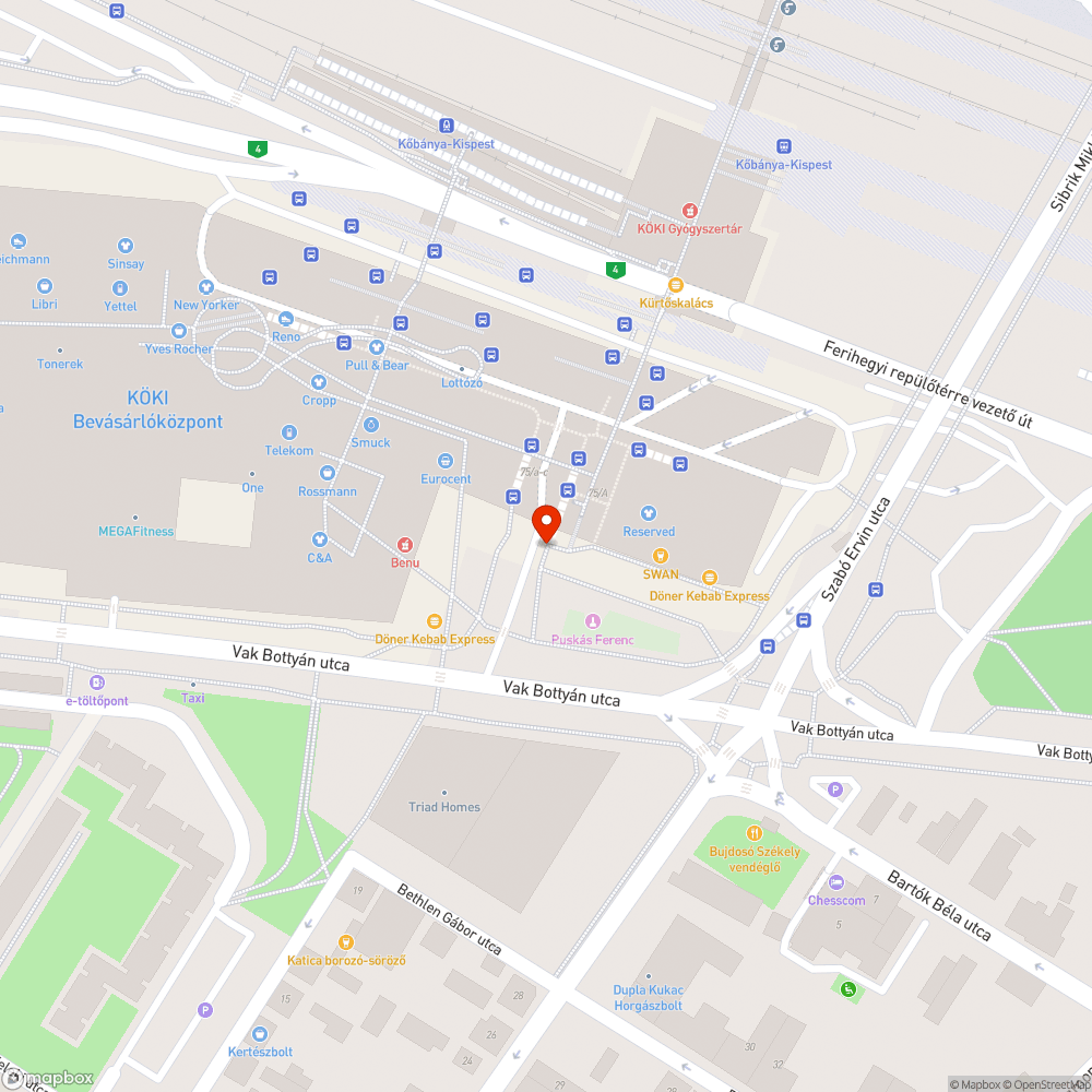 Rendezetlen megállóoszlop bejelentés helye