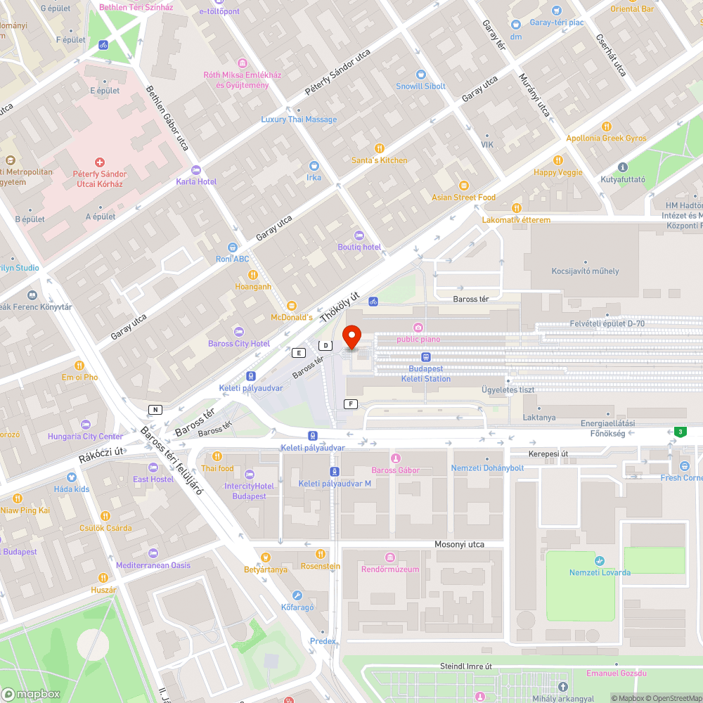 Nem ég a Keleti díszvilágítása bejelentés helye