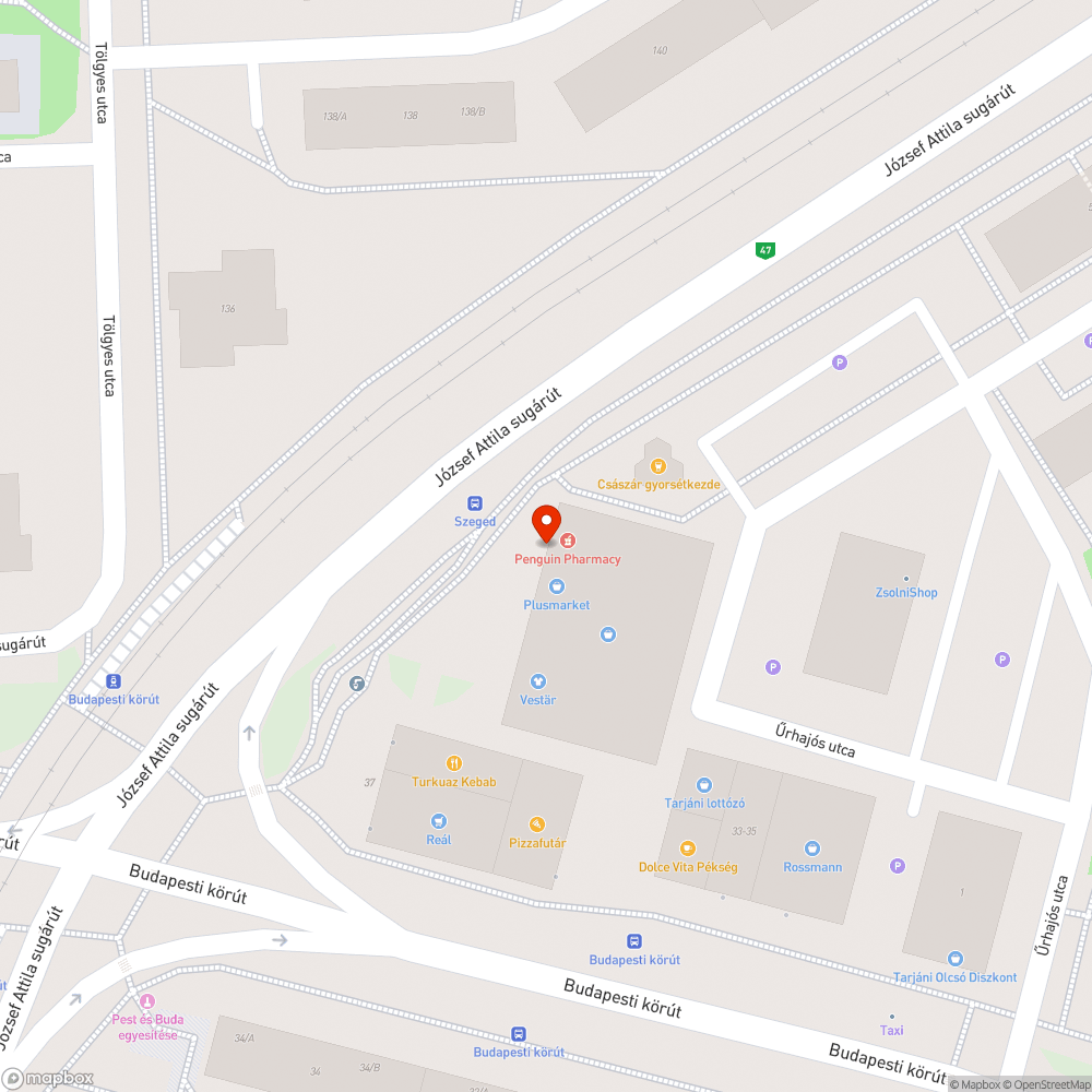 Beszakadt járda bejelentés helye