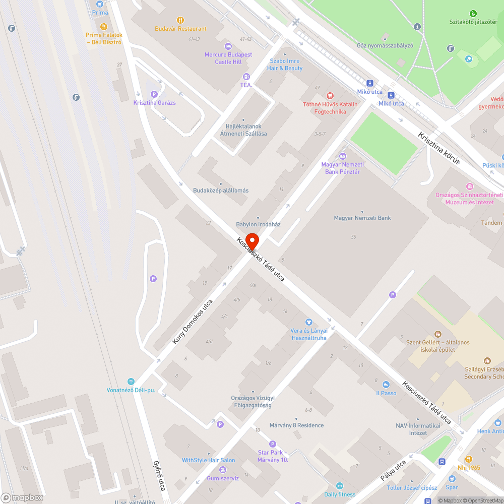 Gödör a járdán bejelentés helye