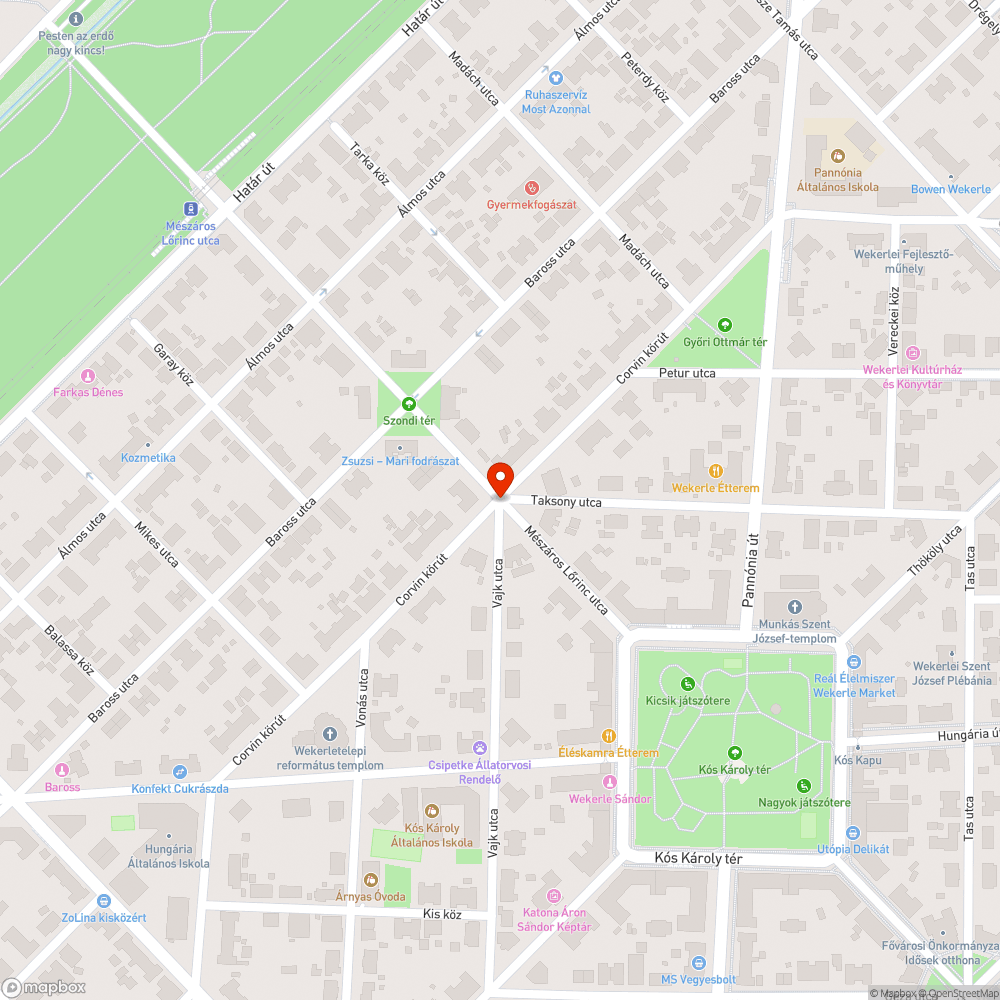 Járda hiba bejelentés helye