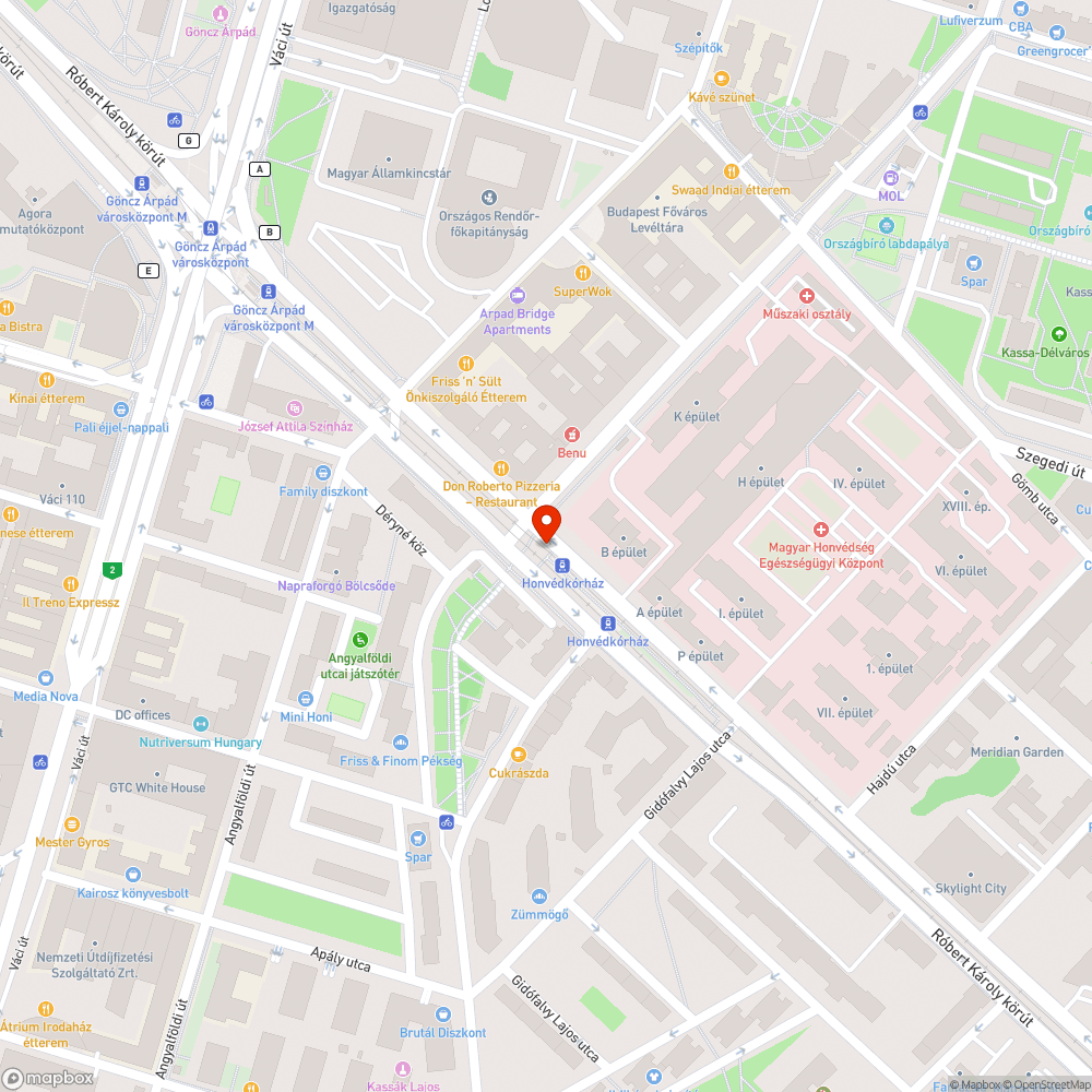 Csikkhegyek a zebra mellett bejelentés helye