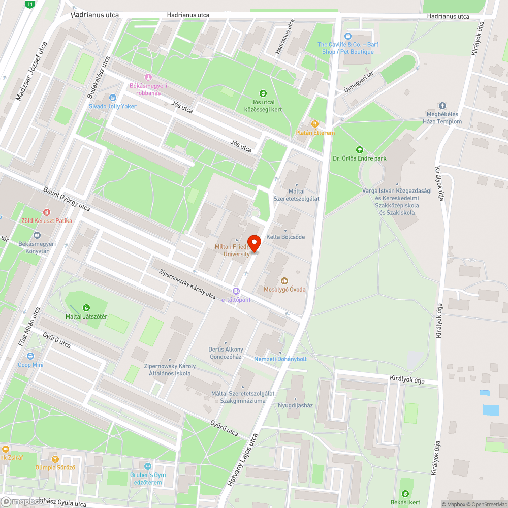 Elhagyott jármű bejelentés helye