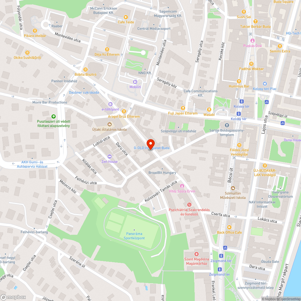 Száguldozók az Ürömi utcában bejelentés helye