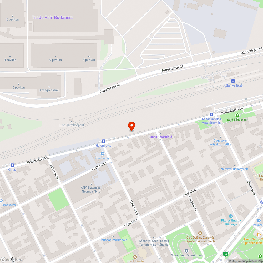 Szegélykő helyreállítás az egész Kolozsvári utcában bejelentés helye