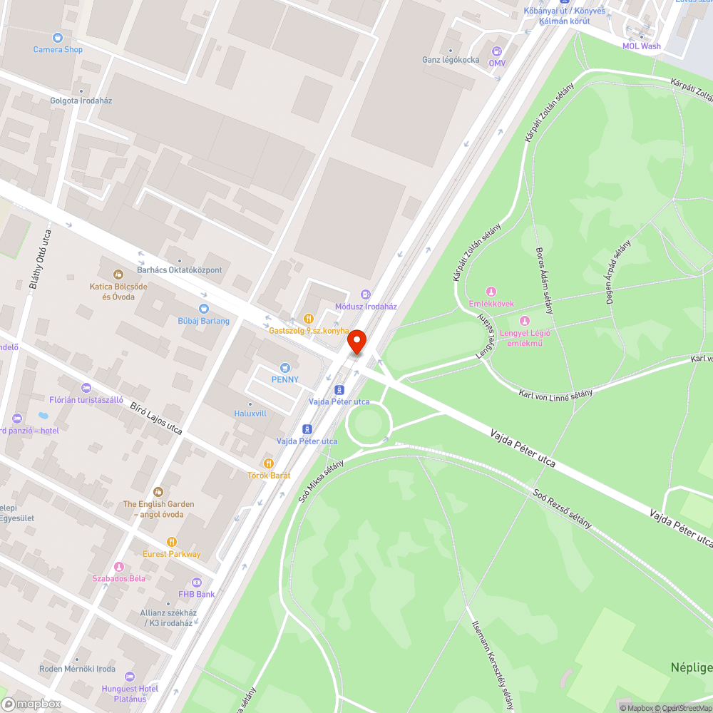 Roncs marsdvány bejelentés helye