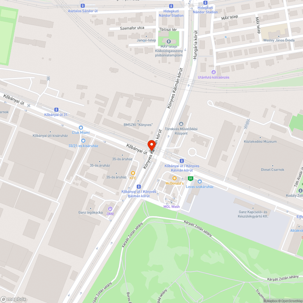 Takarítatlan járda bejelentés helye