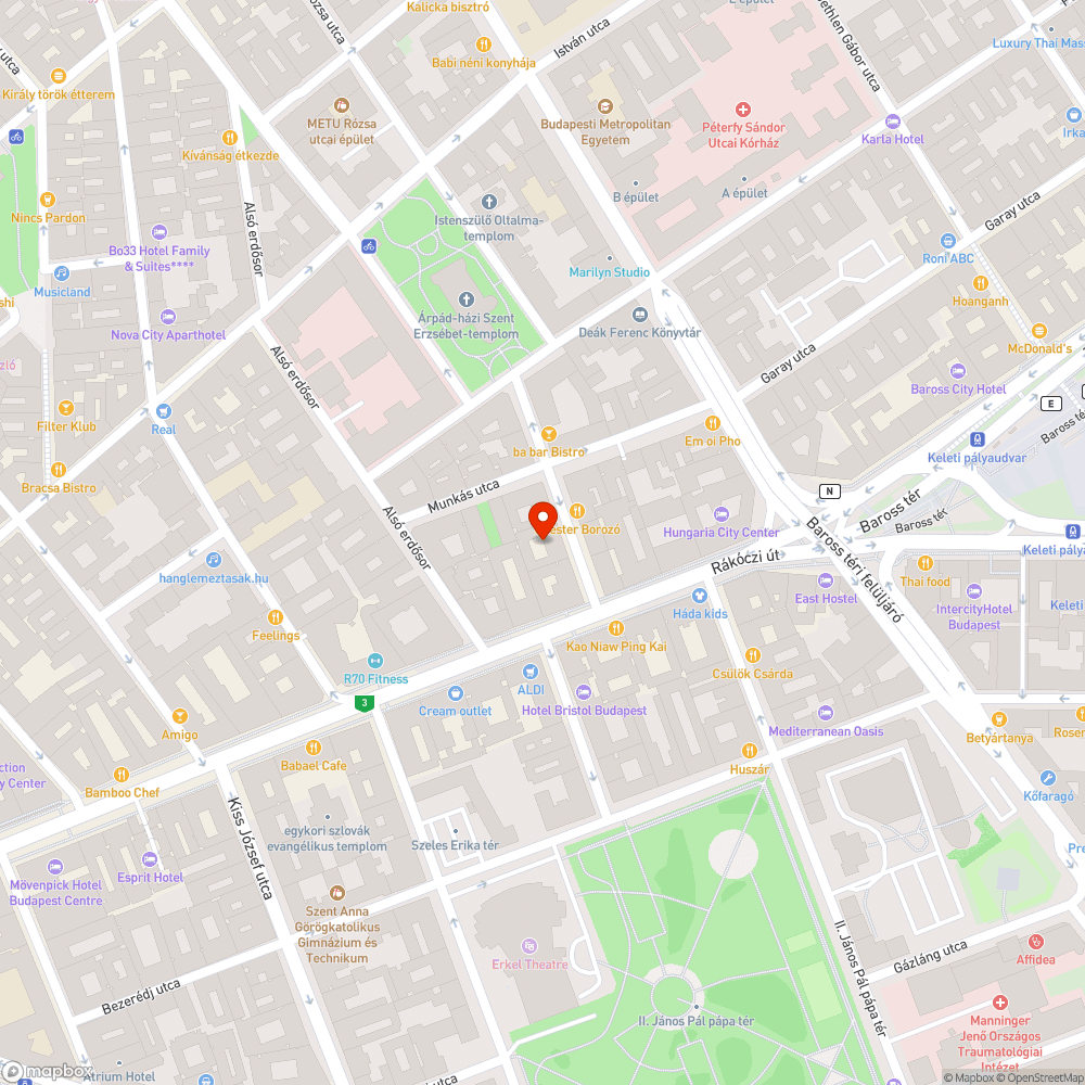 Közterületen hagyott gépjármű bejelentés helye