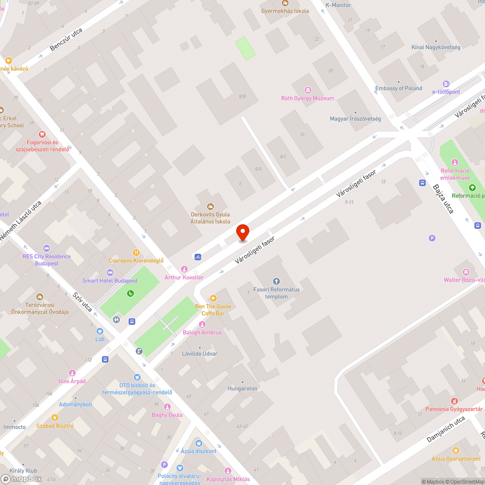 Közterületen hagyott személyautó bejelentés helye