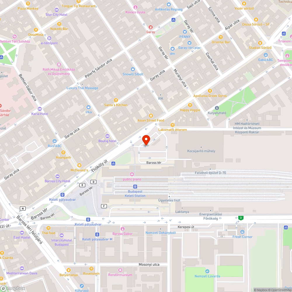 Kavicsok bejelentés helye