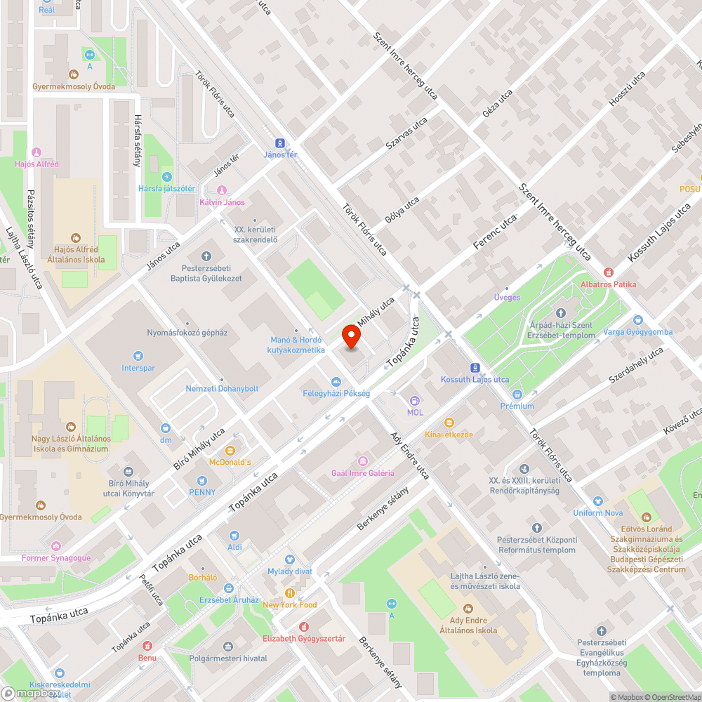 Kiégett közvilágítási lámpatest bejelentés helye