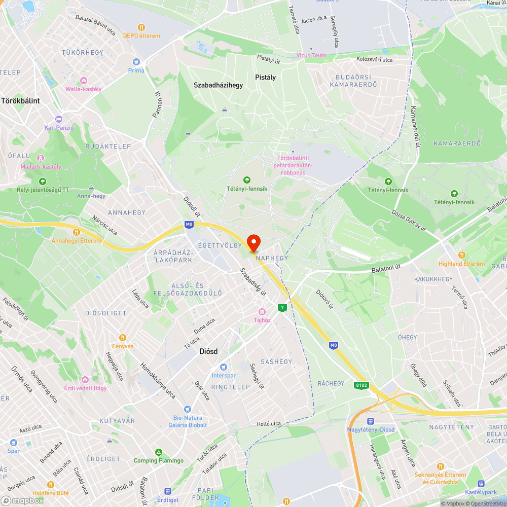 M0 veszélyes süllyedések bejelentés helye