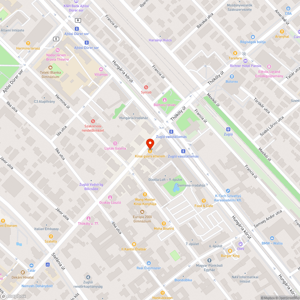 Szemét bejelentés helye