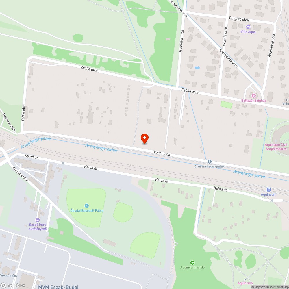 Járhatatlan útszakasz bejelentés helye