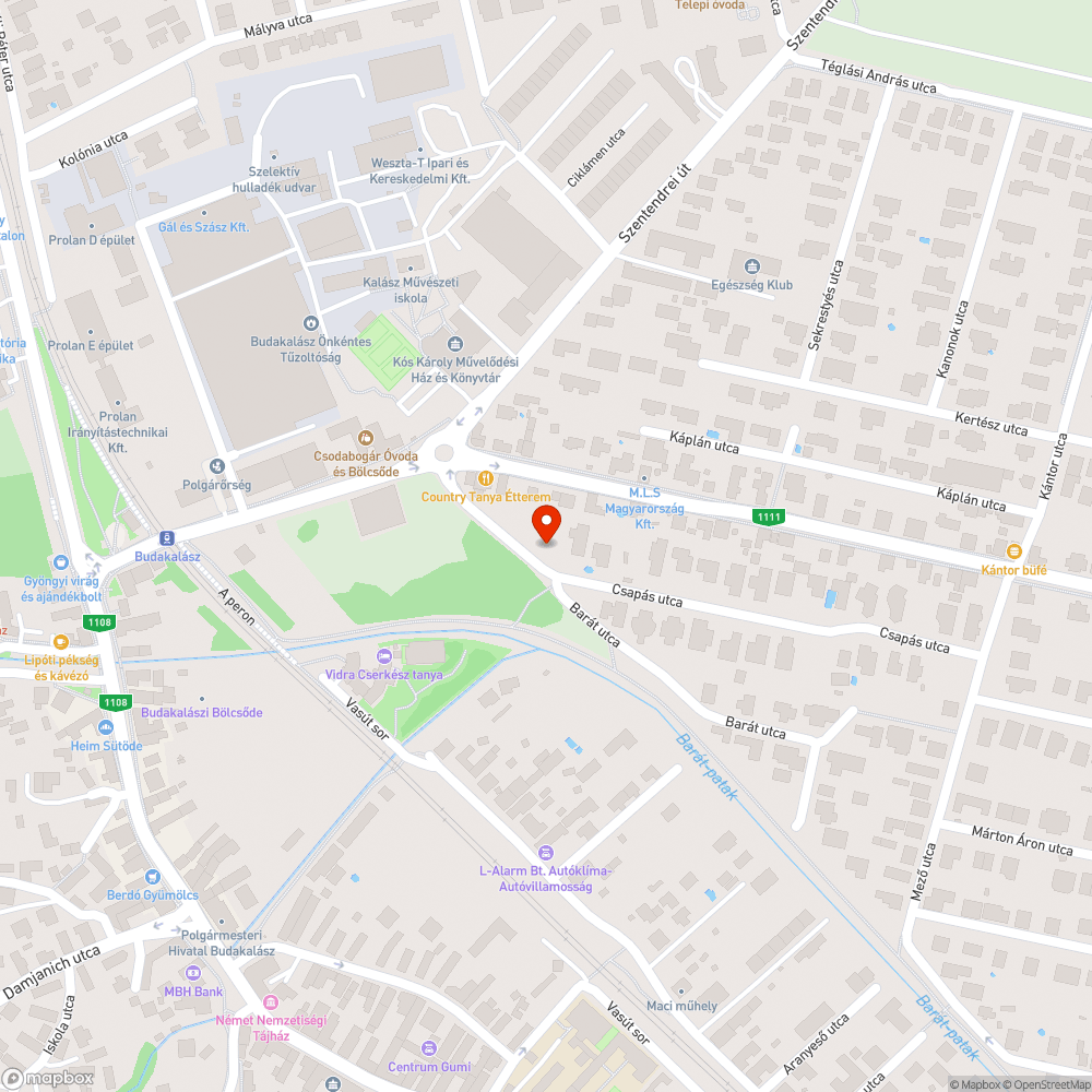 Leszakadt kommunikációs kábel bejelentés helye