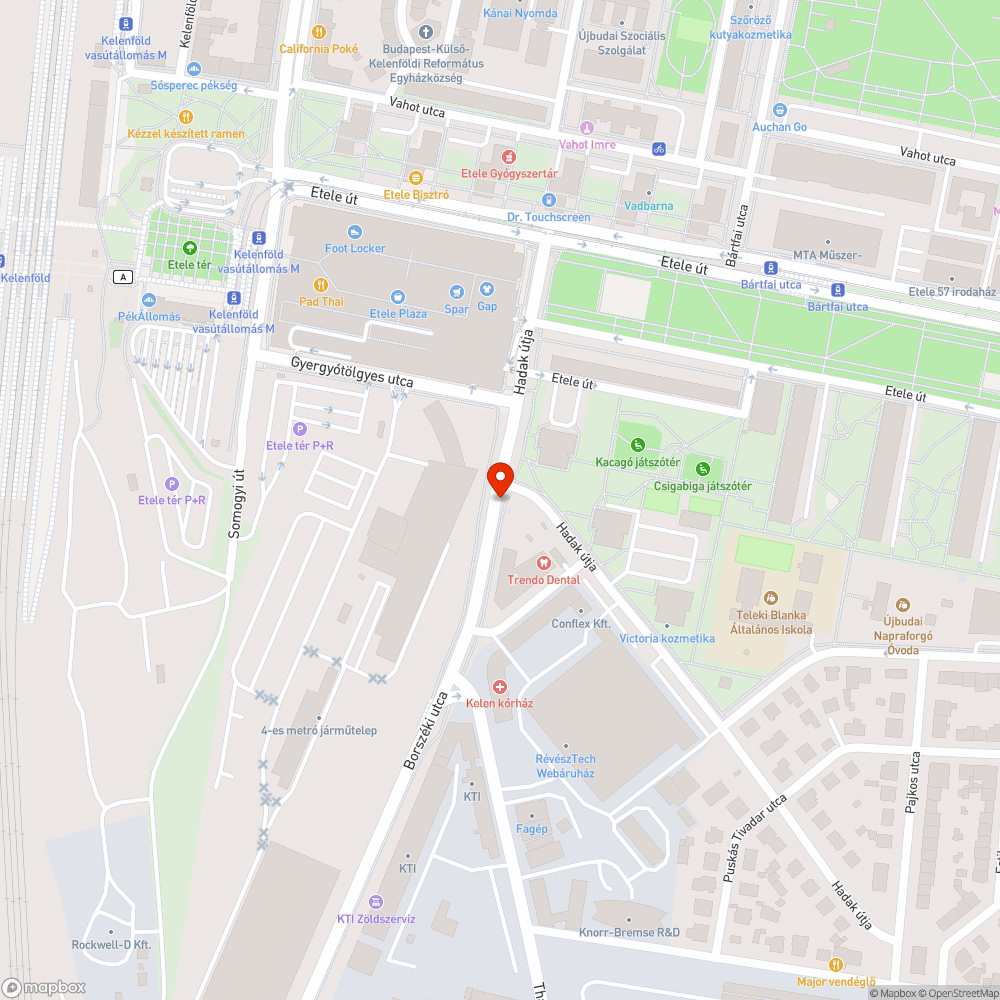 Törött szerelőnyílás-fedél bejelentés helye