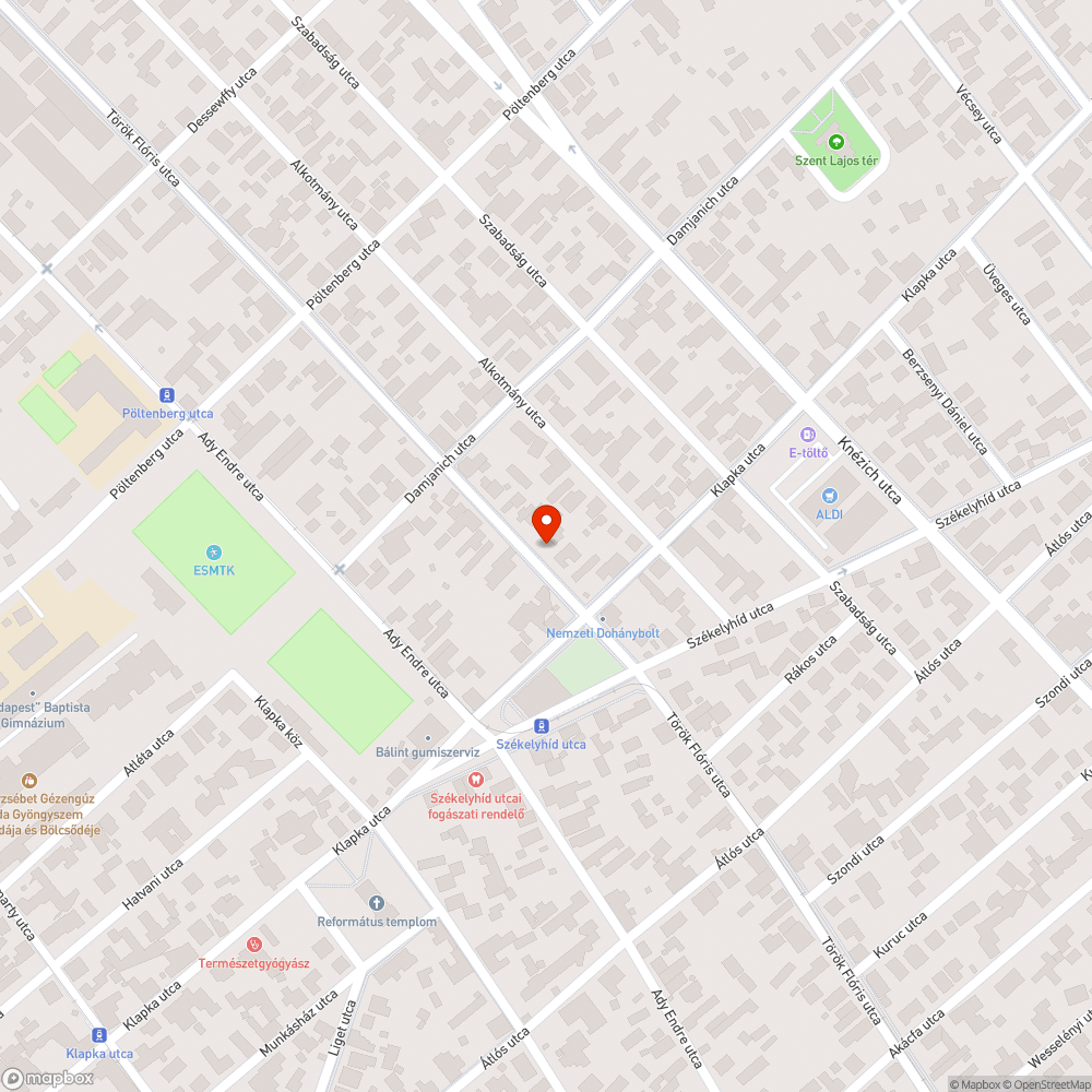 Hiányzó sapka bejelentés helye