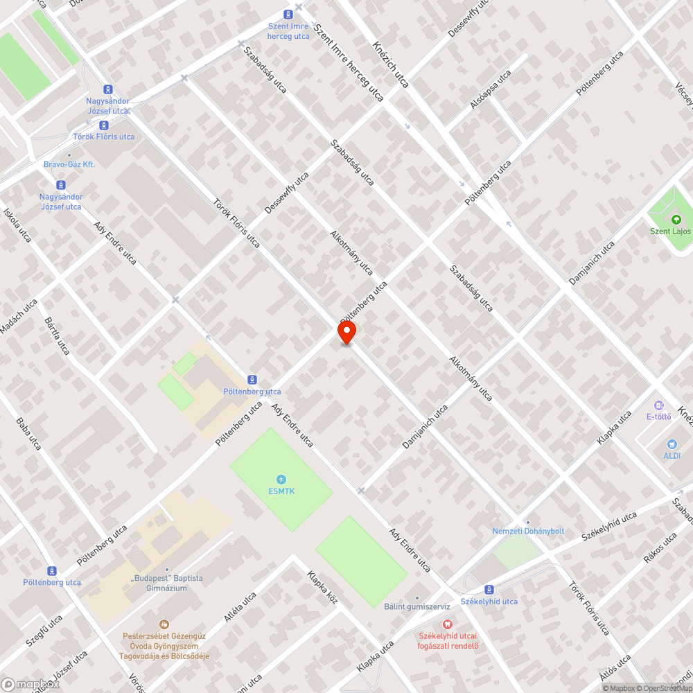 Kátyú bejelentés helye