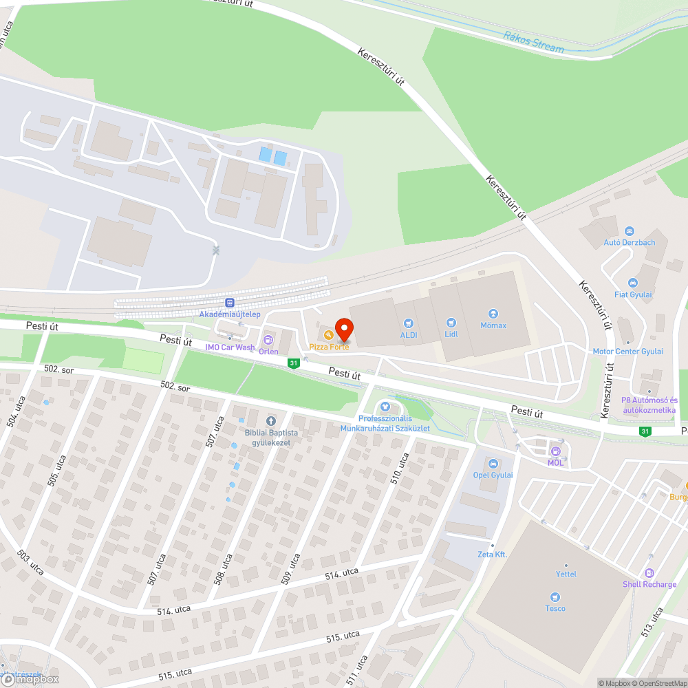 Szinte hiányzó útszakasz a Don pepe előtt bejelentés helye