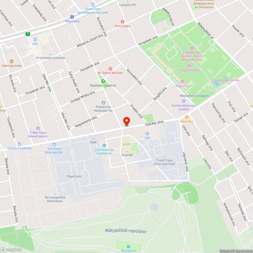 Leesett szekrényajtó bejelentés helye