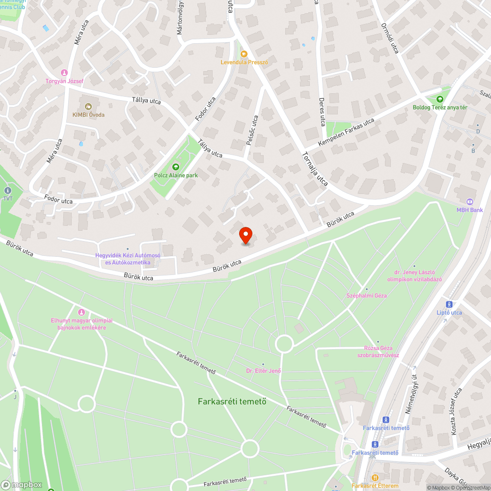 Kátyú bejelentés helye