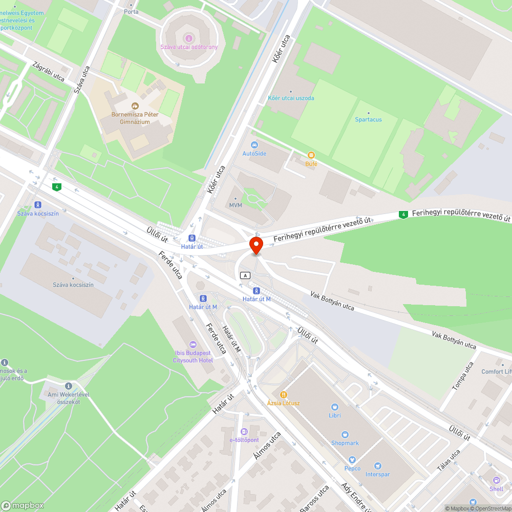 Ottmaradt betondarab bejelentés helye