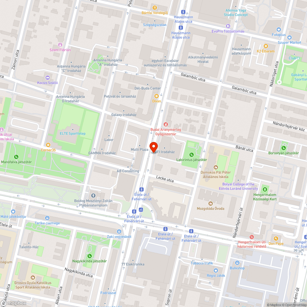 Szabálytalan parkoló kijárat bejelentés helye