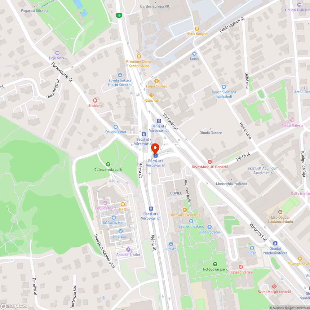 Javítandó elektromos doboz bejelentés helye